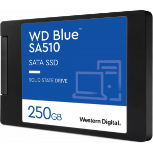 Накопитель SSD WD Blue SA510 WDS250G3B0A, 250GB, SATA III, 2.5", R/W 555/440, фото 