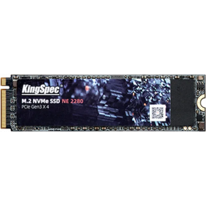 Накопитель SSD KingSpec NE-256, 256Gb, M.2 2280, PCIe 3.0 x4, NVMe, R/W 2000/1300, фото 