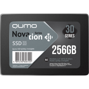 Накопитель SSD QUMO SSD 256GB Novation QLC 3D (YS+Intel) Q3DQ-256GQNN {SATA3.0}, фото 