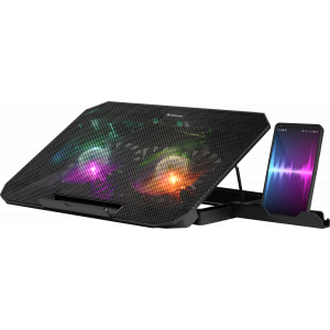 Подставка для ноутбука Defender NS-510 15.6", 2 вентилятора, цветная., фото 