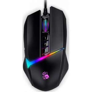 Мышь A4Tech Bloody W60 Max черный оптическая 10000dpi USB 7but (W60 MAX STONE BLACK), фото 