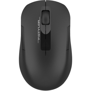 Мышь A4Tech Fstyler FG15CS Air2 черный оптическая 1200dpi silent беспров. USB для ноутбука 3but (FG15CS AIR2 BLACK), фото 