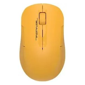 Мышь A4Tech Fstyler FG15CS Air2 желтый оптическая 1200dpi silent беспров. USB для ноутбука 3but, фото 