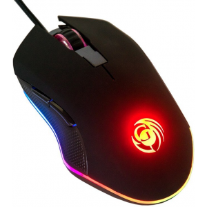 Мышь MGK-26U Dialog Gan-Kata - игровая, 6 кнопок + ролик, RGB подсветка, USB, черная, фото 