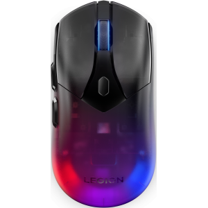Мышь Lenovo Legion M410 Wireless RGB Gaming черный оптическая 16000dpi беспров. BT/Radio USB (GY51P83012), фото 
