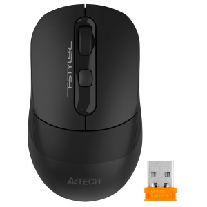 Мышь беспроводная A4Tech Fstyler FB10C черный, 2000 dpi, радиоканал, Bluetooth, USB, кнопки - 4, фото 