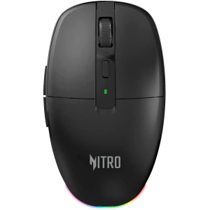 Мышь Acer Nitro OMR400 черный оптическая 3200dpi silent беспров. BT/Radio USB 6but (ZL.MCECC.05B), фото 