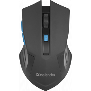 Мышь DEFENDER Accura MM-275 Blue, Wireless, 6 кн., 1600 dpi, USB, фото 