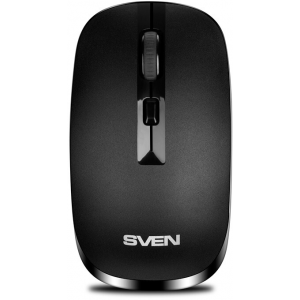 Беспроводная мышь SVEN RX-260W чёрная (2,4 GHz, 3+1кл. 800/1200/1600DPI, блист.), фото 
