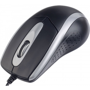 Мышь проводная Perfeo оптическая "TOUR", 3 кн, DPI 1000, USB, чёрн/серебр [PF_A4751], фото 
