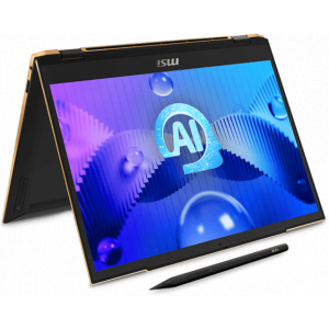 Ноутбук MSI Summit E13 AI Evo A1MTG-001US Core Ultra 7 155H 16Gb SSD1Tb Intel Iris Xe graphics 13.3" IPS Touch FHD+ (1920x1200) Windows 11 Home Multi Language black WiFi BT Cam, фото 