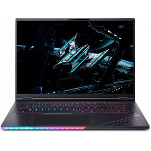 Ноутбук ACER Predator Helios 18 AI PH18-73-939Q 18"(2560x1600 miniLED (матовый, 240Hz, 3ms) )/Intel Core Ultra 9 275HX(2.7Ghz)/32768Mb/2TbPCISSDGb/noDVD/Ext:NVIDIA GeForce RTX 5080(16384Mb)/Cam/BT/WiFi/100WHr/war 1y/3.5kg/Black/NoOS, фото 