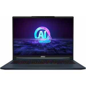 Ноутбук MSI Stealth 16 AI Studio A1VHG-061RU Core Ultra 9 185H 32Gb SSD2Tb NVIDIA GeForce RTX4080 12Gb 16" IPS UHD+ (3840x2400) Windows 11 Home dk.blue WiFi BT Cam (9S7-15F312-061), фото 