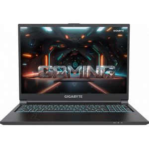 Ноутбук Gigabyte G6 черный KF-H3KZ853KD, KF Intel Core i7-13620H/16Gb/SSD512Gb/RTX4060 8Gb/16"/IPS/FHD+/165Hz/NoOS, фото 