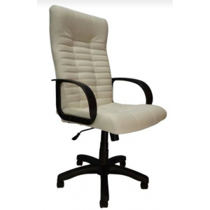 Кресло компьютерное ЯРКРЕСЛА Кр26 ТГ ПЛАСТ ЭКО5 (экокожа белая), фото 