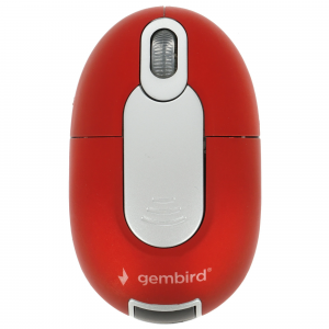 Мышь беспроводная Gembird MUSW-605 красный, 1200 dpi, радиоканал, USB, кнопки - 3, фото 