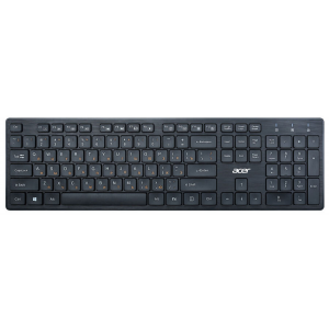 Клавиатура Acer OKW122 черный USB Multimedia (ZL.KBDEE.00C), фото 