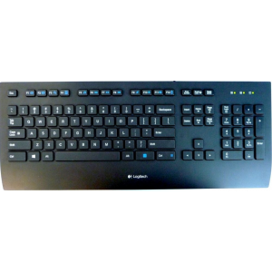 Клавиатура Logitech Keyboard K280E (920-005215) проводная USB черный, фото 