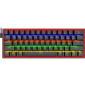 Клавиатура REDRAGON (70671) Fizz RU черный, фото 