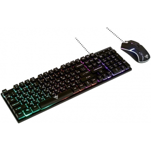 Игровой набор (клавиатура+мышь) NAKATOMI KMG-2305U черный, фото 