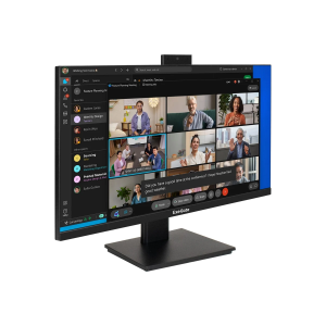 Монитор со встроенной веб-камерой 23.8" ExeGate SuperView EA2400 (IPS LED Grade A+, FHD, 1920x1080@75Гц, 16:9, 250cd/m2, 1000:1, 178°/178°, 5ms, D-Sub, HDMI, FHD веб-камера 2MP, микрофон, Flicker-free, Low Blue Light, кабель HDMI 1.5м, VESA 100x100, регул, фото 