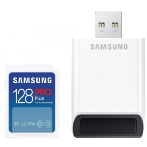 Флеш карта microSDXC 1TB Samsung PRO Plus Class 10, A2, V30, UHS-I (U3), W 130 МБ/с, R 180 МБ/с,  адаптер на SD, фото 