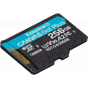 Флеш карта microSDXC 256GB Kingston SDCG4/256GBSP Canvas Go! Plus V10 A2 w/o adapter, фото 