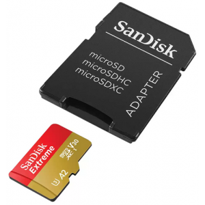 Флеш карта microSDXC 256GB SanDisk EXTREME Class 10, UHS-I, W130, R 190 МБ/с,  б, фото 