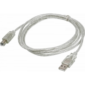 Кабель USB2.0 Buro USB2.0-AM/BM-3-TRANS USB A (m)/USB B (m) 3м, фото 