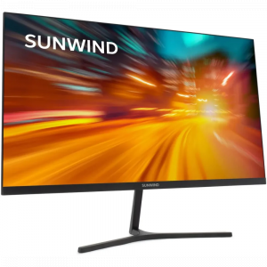 Монитор SunWind 23.8" SM-24FI401 черный IPS LED 1ms 16:9 HDMI матовая 250cd 178гр/178гр 1920x1080 180Hz G-Sync FreeSync DP FHD 2.79кг, фото 