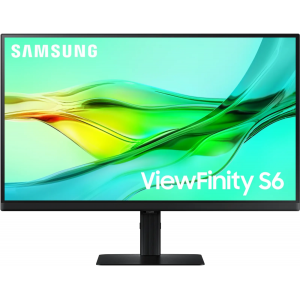 Монитор Samsung S24D604UAU 24 LCD IPS monitor, 2560x1440, 5(GtG)ms, 350 cd/m2, 100Hz, MEGA DCR (static 1000:1), 178°(V)/178°(H), DP (IN); DP (OUT); HDMI; USB-C (90 Вт), USB 3.0x3Hub; HAS, VESA 100x100 mm, внутренний БП, black, фото 