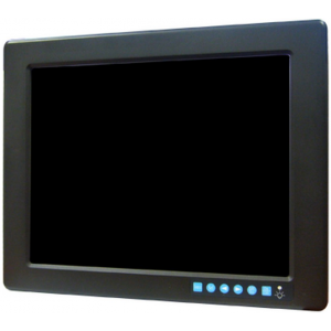 Промышленный монитор с сенсорным экраном FPM-3121G-R3BE 12.1; TFT LCD LED (интерфейс RS-232), 1024x768, яркость 450 нит, VGA, DVI-D, питание 24В DC клеммная колодка и 12В DC Jack, фото 