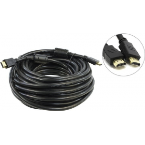 Кабель HDMI / DVI 5bites Кабель 5bites APC-014-150 HDMI M / HDMI M V1.4b, высокоскоростной, ethernet+3D, зол.разъемы, ферр.кольца, 15м., фото 