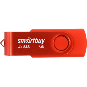 Флеш -накопитель Smartbuy (SB016GB3TWR) UFD 3.0/3.1 016GB Twist Red, фото 