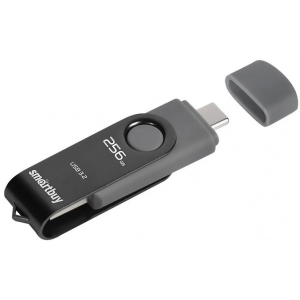 Флеш накопитель Smartbuy (SB256GB3DUOTWK) UFD 3.0/3.1 256GB Twist Dual, фото 