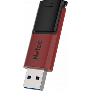 Флеш диск Netac U182 Red USB3.0 Flash Drive 32GB [NT03U182N-032G-32RE], выдвижной NETAC, фото 
