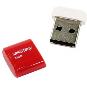 Флеш карта Smartbuy USB Drive 32GB LARA Red SB32GBLARA-R, фото 