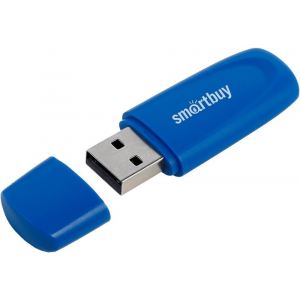 Флеш-память USB 2.0 SmartBuy 64GB Scout Blue (SB064GB2SCB), фото 