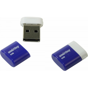 Флеш диск USB Drive 8GB Smartbuy LARA Blue SB8GBLara-B, фото 