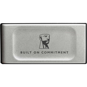 Твердотельный накопитель/ Kingston External SSD XS2000 BOC, 500GB, Type-C, USB 3.2 Gen 2x2, R/W 2000/2000MB/s, IP55, 70x33x14mm, Silver (60 мес), фото 