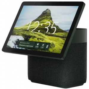 Умная колонка Яндекс Станция Дуо Макс, Zigbee, с дисплеем, 60Вт, с голосовым ассистентом Алиса на YaGPT, зеленый, фото 