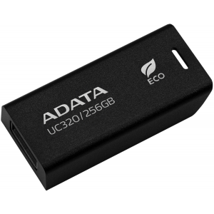 Флеш Диск A-DATA 256GB  UC320, USB 3.2, черный выдвижной, фото 