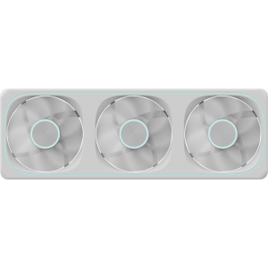 Вентилятор для корпуса Formula Air Fusion 3 Wh ARGB 360х120x28 белый 4-pin 34.95дБ Ret, фото 