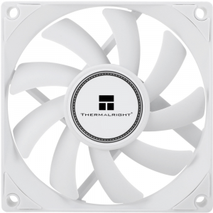 Вентилятор корпусный Thermalright TL-8015W (80x80x15mm, 4-pin PWM, 28.4CFM, 23.3dBA, 2200RPM, White), фото 
