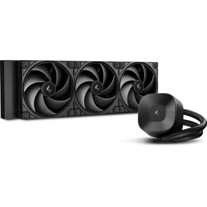 Система водяного охлаждения Deepcool LE360 V2 Zero Dark Soc-AM5/AM4/1200/1700/1851 черный 4-pin 19-31.6dB Al 250W 1632gr Ret (R-LE360ZERO-BKLNMD-G-1), фото 