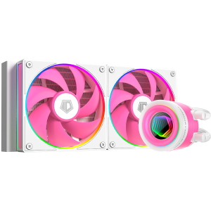 Жидкостная система охлаждения ID-Cooling FX240 INFINITY White ARGB (White) 300W all Intel/AMD, фото 