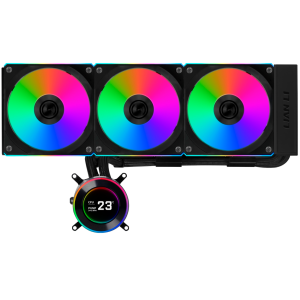 Система водяного охлаждения Lian-Li HydroShift II LCD-C 360CL ARGB Soc-AM5/AM4/1700/1851 черный 4-pin 31dB Al+Cu LCD Ret (G89.GHS2LCD36RB.R0), фото 