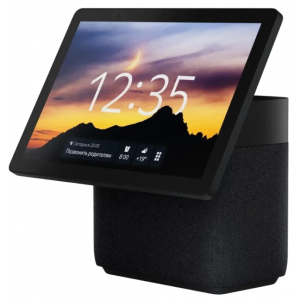 Умная колонка Яндекс Станция Дуо Макс, Zigbee, с дисплеем, 60Вт, с голосовым ассистентом Алиса на YaGPT, черный (YNDX-00055BLK), фото 