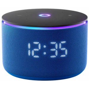 Умная колонка Яндекс Станция Мини 3 Про с Алисой, Zigbee, синий, YNDX-00059BLU, фото 