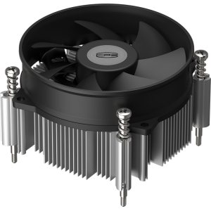 Кулер для процессора CPU Cooler PCCooler R95S-I (95W, 4-pin PWM, 60mm, Al, -mm, 1x92mm, 36.2CFM, 31.1dBA, 2600RPM, S: 1851/1700/1200/115X, black), фото 